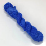 A mini skein of bright royal blue. 