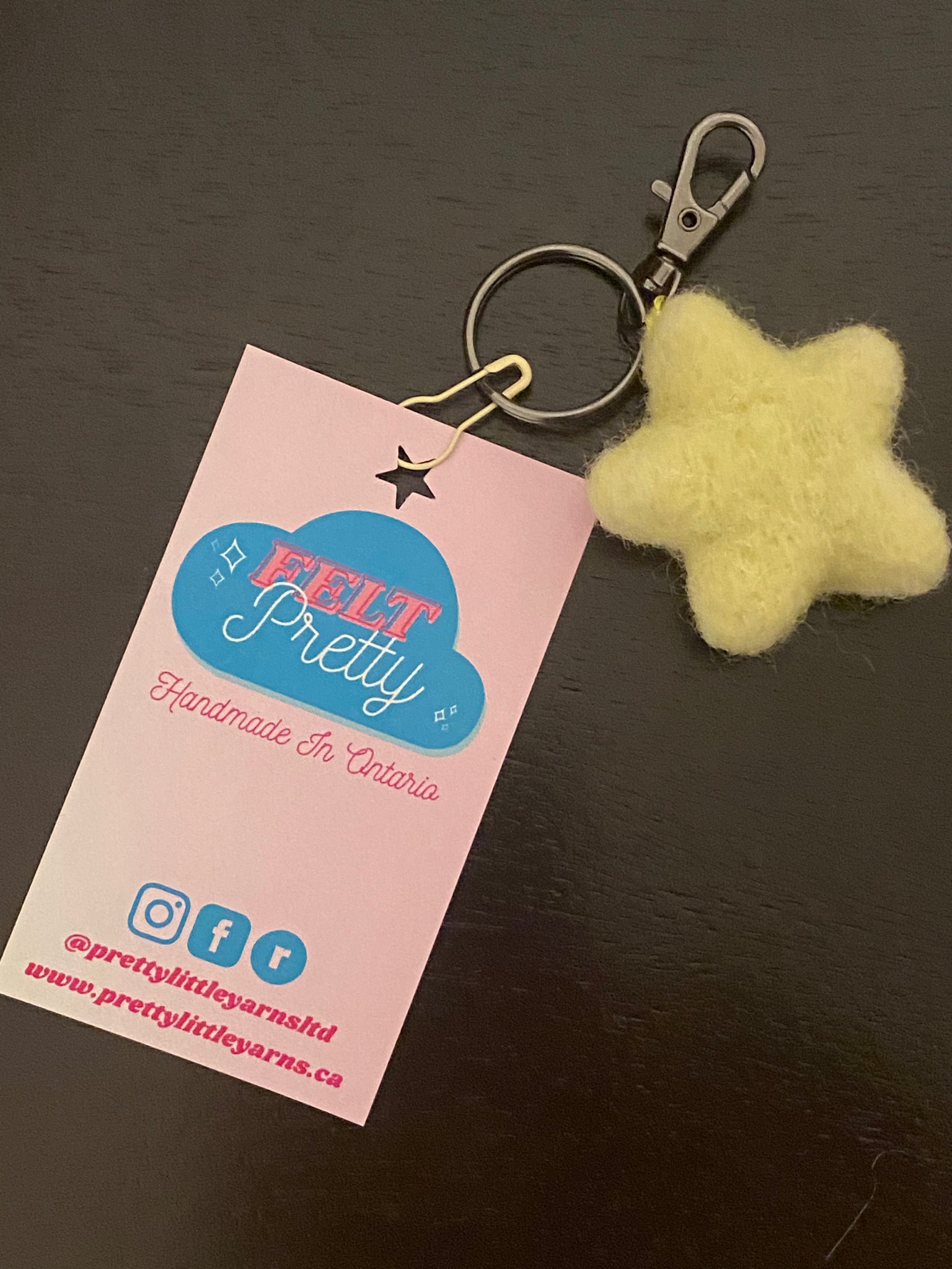 Felt cloth keychain clearance